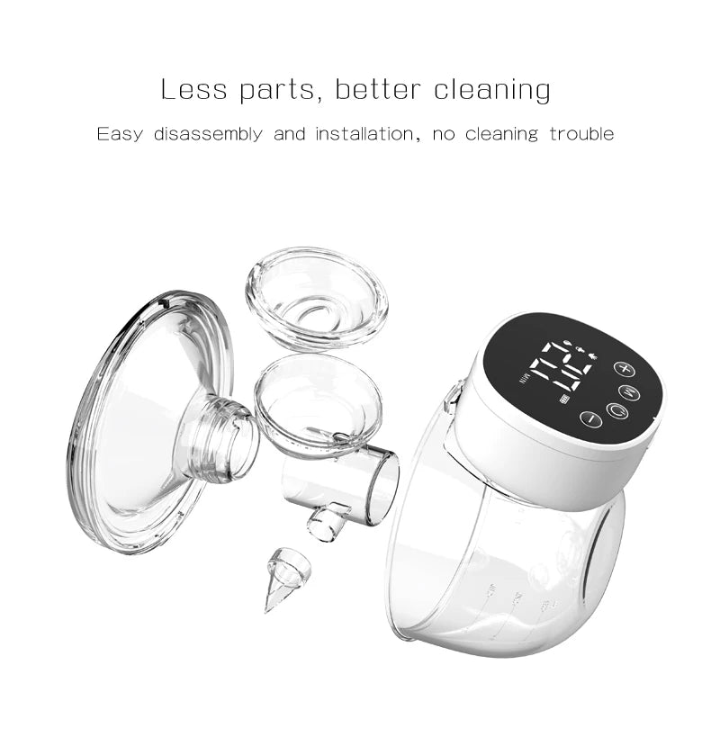 Wearable Breast Pump Mother and Baby Supplies Breast Pump Breast Milk Milking and Milking Machine Fully Automatic Breast Pump - Toddlers Baby