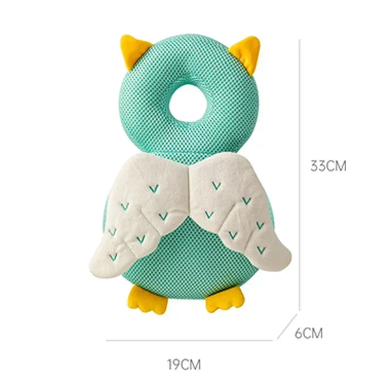 1-3T Toddler Baby Head Protector Safety Pad Cushion Back Prevent Injured Angel Bee Cartoon Security Pillows Protective Headgear - Toddlers Baby